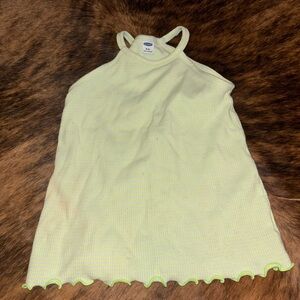 Old Navy Pale Yellow Tank Top